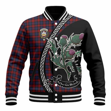 MacLachlan (McLachlan) Family Crest Tartan Baseball Jacket Alba Thistle Inspired