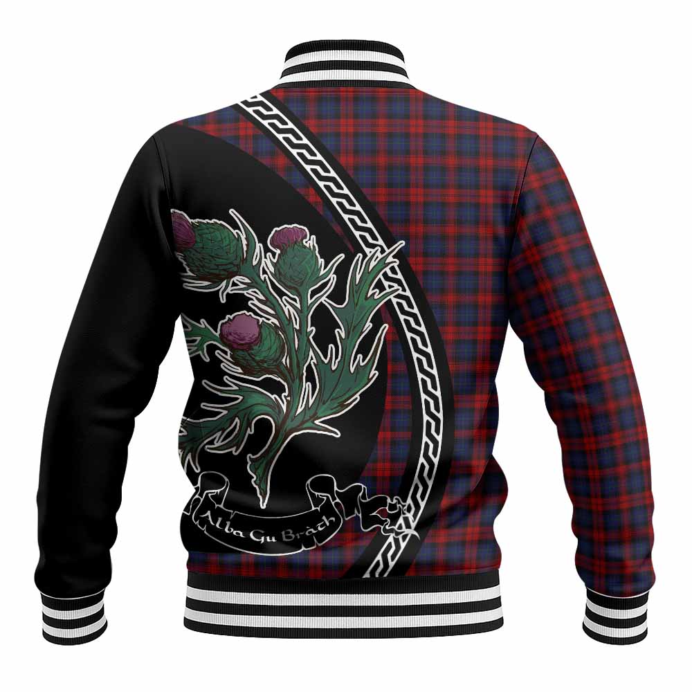 MacLachlan (McLachlan) Family Crest Tartan Baseball Jacket Alba Thistle Inspired - Tartan Vibes Clothing