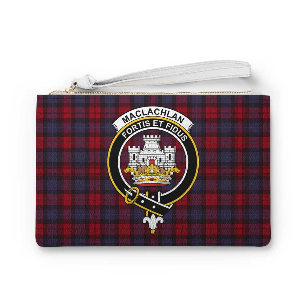 Tartan Vibes Clothing MacLachlan (McLachlan) Family Crest Tartan Clutch Bag