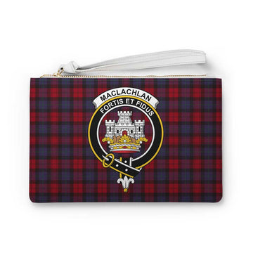 Tartan Vibes Clothing MacLachlan (McLachlan) Family Crest Tartan Clutch Bag