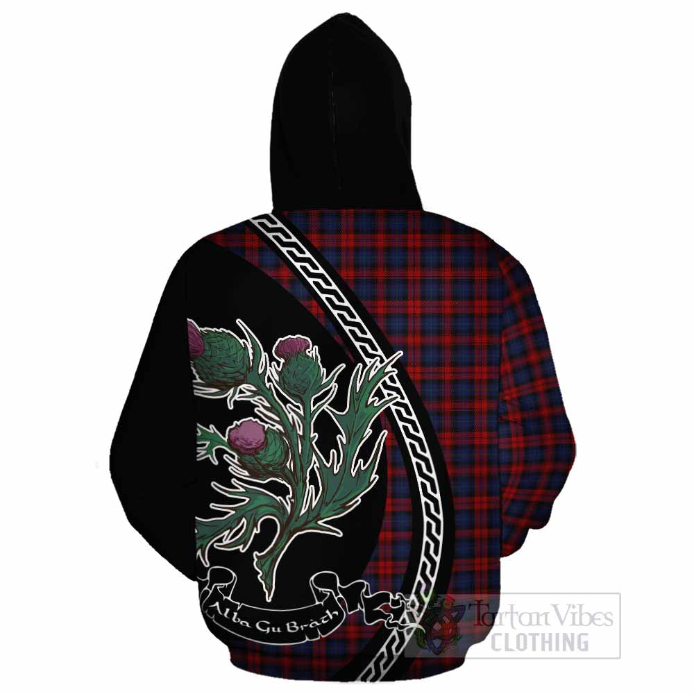 MacLachlan (McLachlan) Family Crest Tartan Cotton Hoodie Alba Thistle Inspired - Tartan Vibes Clothing