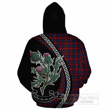 MacLachlan (McLachlan) Family Crest Tartan Cotton Hoodie Alba Thistle Inspired