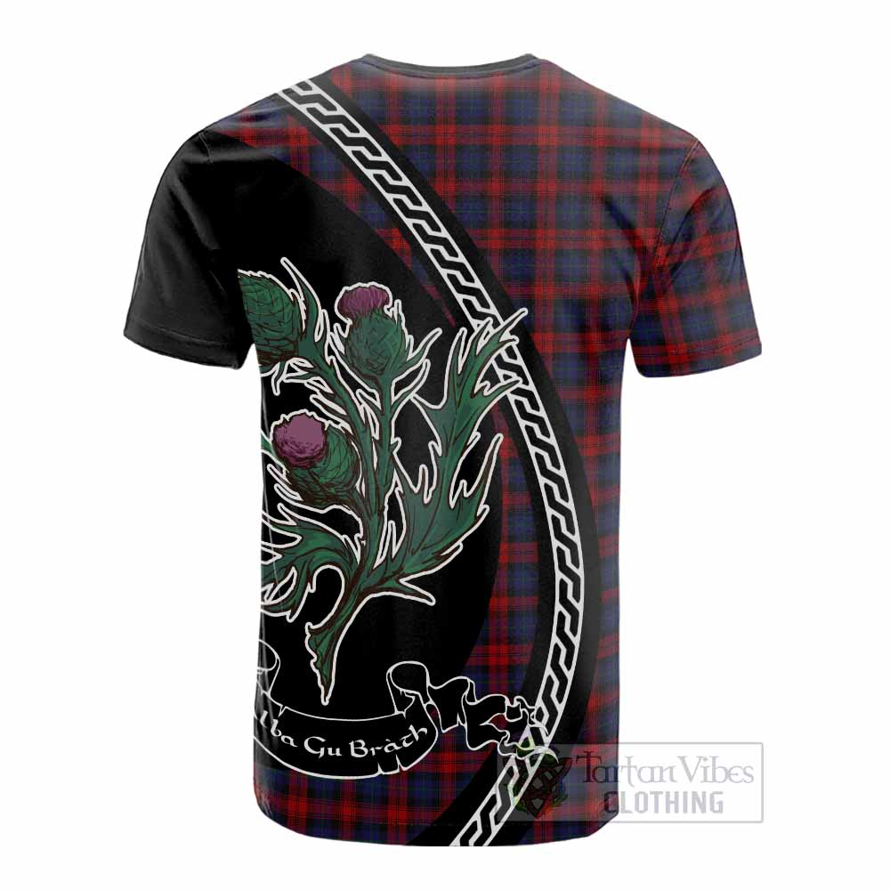 MacLachlan (McLachlan) Family Crest Tartan Cotton T-shirt Alba Thistle Inspired - Tartan Vibes Clothing