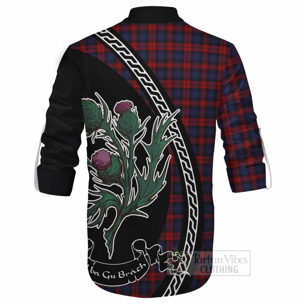MacLachlan (McLachlan) Family Crest Tartan Ghillie Shirt Alba Thistle Inspired - Tartan Vibes Clothing