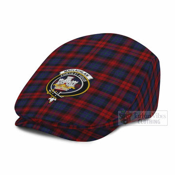 MacLachlan (McLachlan) Family Crest Tartan Jeff Cap, Tartan Flat Cap