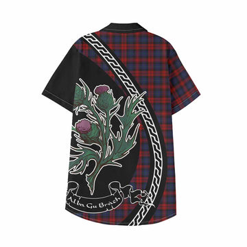MacLachlan (McLachlan) Family Crest Tartan Kid Hawaiian Shirt Alba Thistle Inspired - Tartan Vibes Clothing