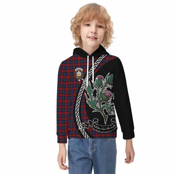 MacLachlan (McLachlan) Family Crest Tartan Kid Hoodie Alba Thistle Inspired - Tartan Vibes Clothing