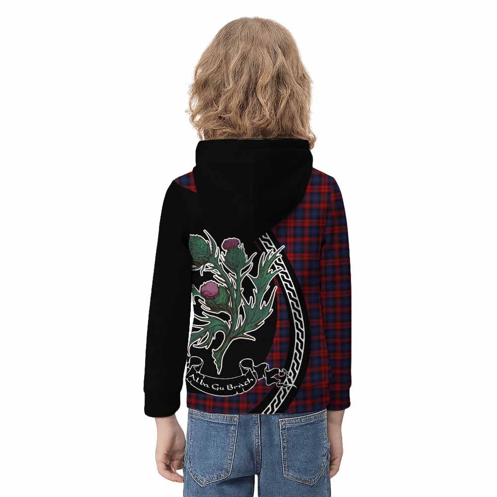 MacLachlan (McLachlan) Family Crest Tartan Kid Hoodie Alba Thistle Inspired - Tartan Vibes Clothing