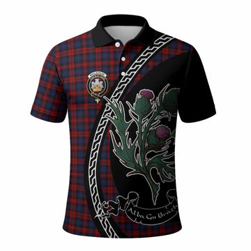 MacLachlan (McLachlan) Family Crest Tartan Polo Shirt Alba Thistle Inspired