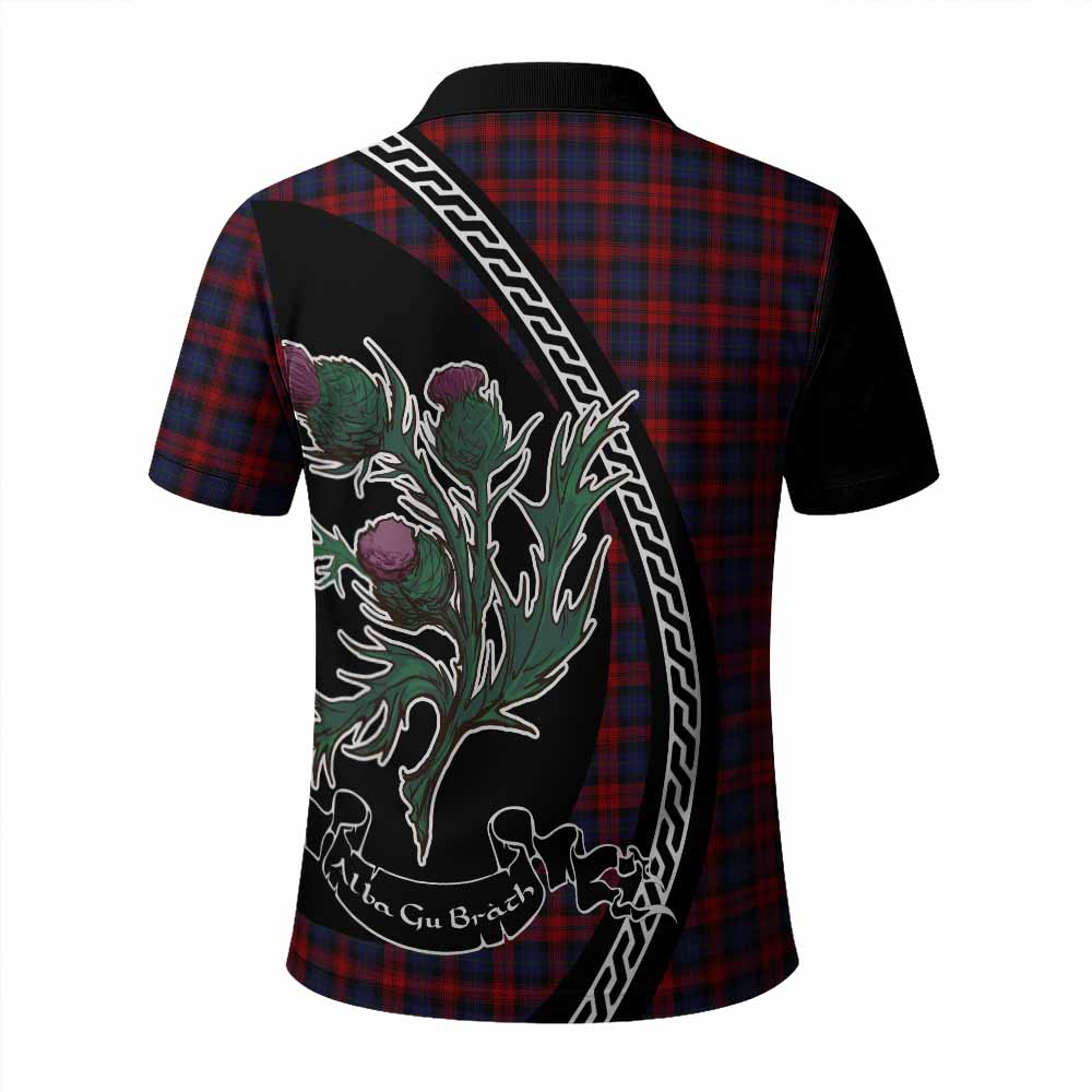 MacLachlan (McLachlan) Family Crest Tartan Polo Shirt Alba Thistle Inspired - Tartan Vibes Clothing