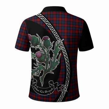 MacLachlan (McLachlan) Family Crest Tartan Polo Shirt Alba Thistle Inspired
