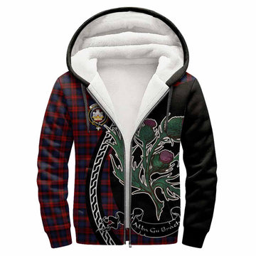 MacLachlan (McLachlan) Family Crest Tartan Sherpa Hoodie Alba Thistle Inspired
