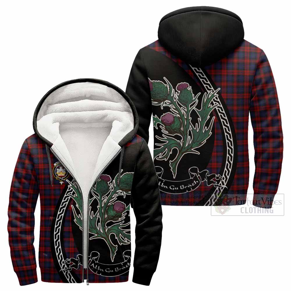 MacLachlan (McLachlan) Family Crest Tartan Sherpa Hoodie Alba Thistle Inspired - Tartan Vibes Clothing
