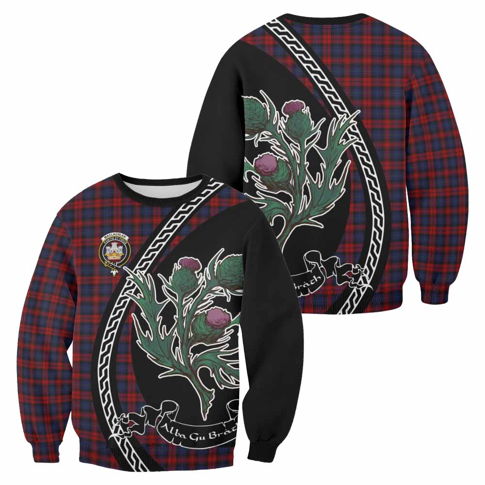 MacLachlan (McLachlan) Family Crest Tartan Sweatshirt Alba Thistle Inspired - Tartan Vibes Clothing