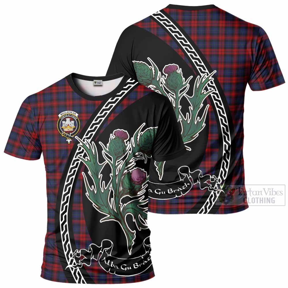 MacLachlan (McLachlan) Family Crest Tartan T-Shirt Alba Thistle Inspired - Tartan Vibes Clothing