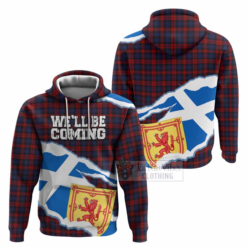 MacLachlan (McLachlan) Scotland Football Tartan Hoodie We'll Be Coming