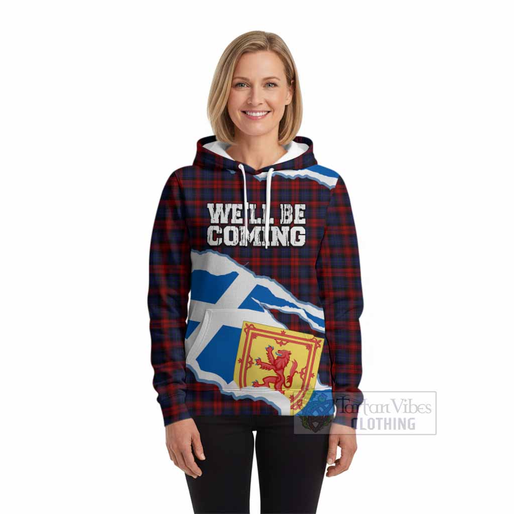 MacLachlan (McLachlan) Scotland Football Tartan Hoodie We'll Be Coming
