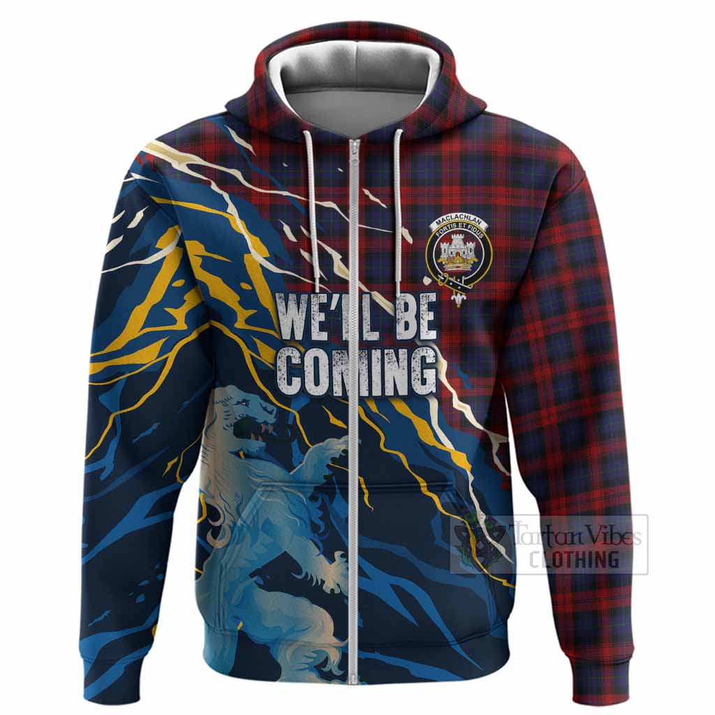 MacLachlan (McLachlan) Scotland Tartan Hoodie WC2026 Football - We'll Be Coming