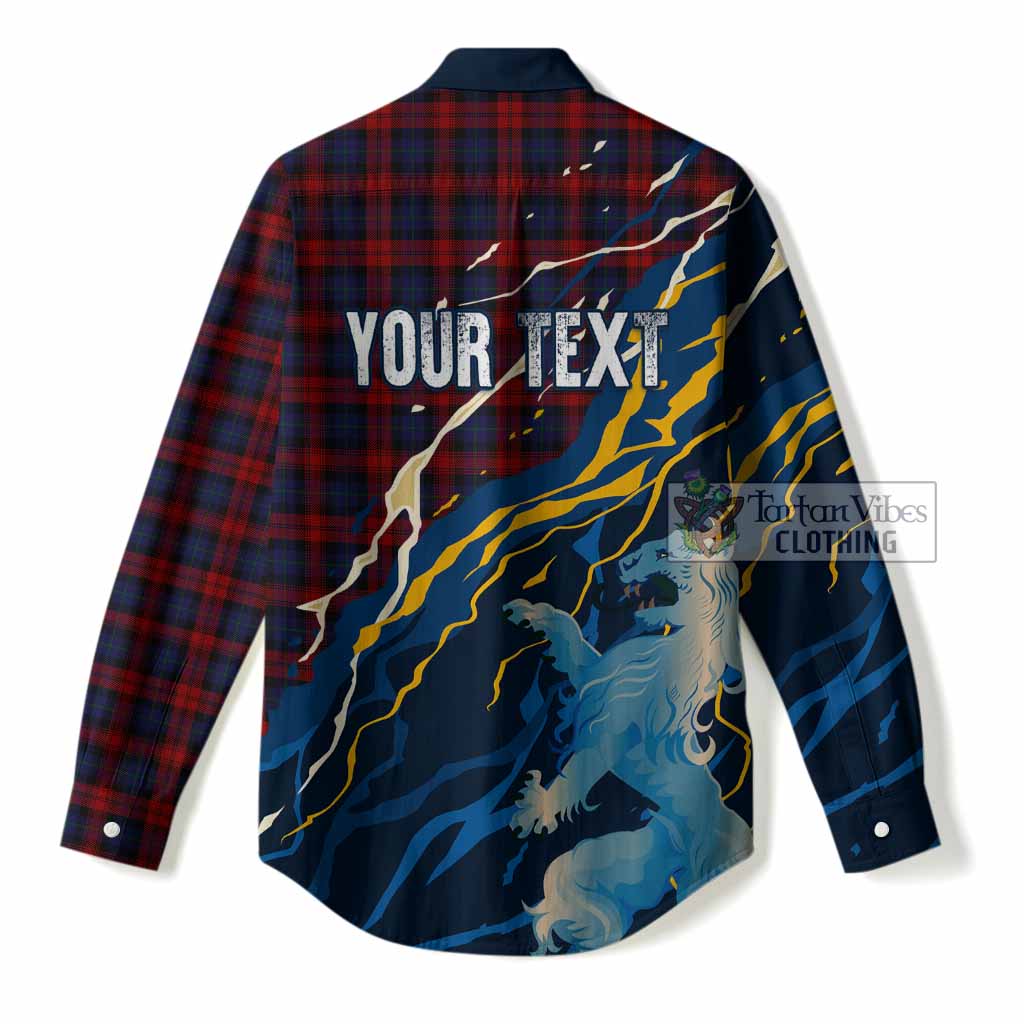 MacLachlan (McLachlan) Scotland Tartan Women Casual Shirt WC2026 Football - We'll Be Coming