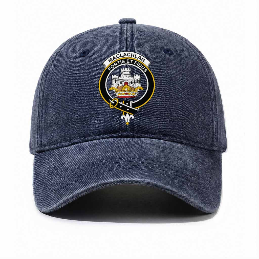 MacLachlan (McLachlan) Scottish Clan Crest Washed Baseball Cap