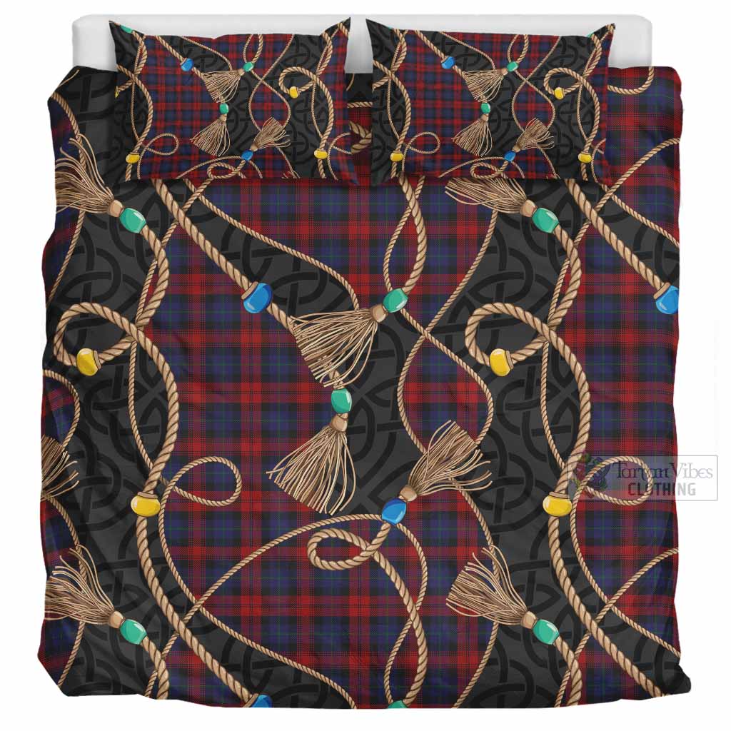 MacLachlan (McLachlan) Scottish Tartan Twisted Ropes Stylized Bedding Set UK Bedding Set UK Super King 104*94 inch - Tartan Vibes Clothing