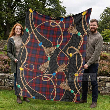 MacLachlan (McLachlan) Scottish Tartan Twisted Ropes Stylized Blanket - Tartan Vibes Clothing