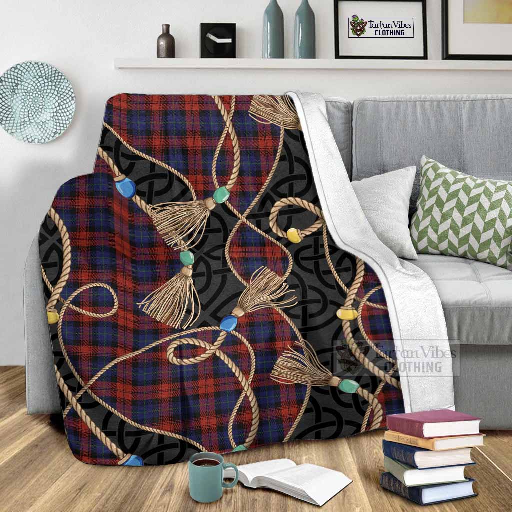 MacLachlan (McLachlan) Scottish Tartan Twisted Ropes Stylized Blanket - Tartan Vibes Clothing