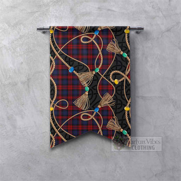 MacLachlan (McLachlan) Scottish Tartan Twisted Ropes Stylized Gonfalon Fishtail - Tartan Vibes Clothing
