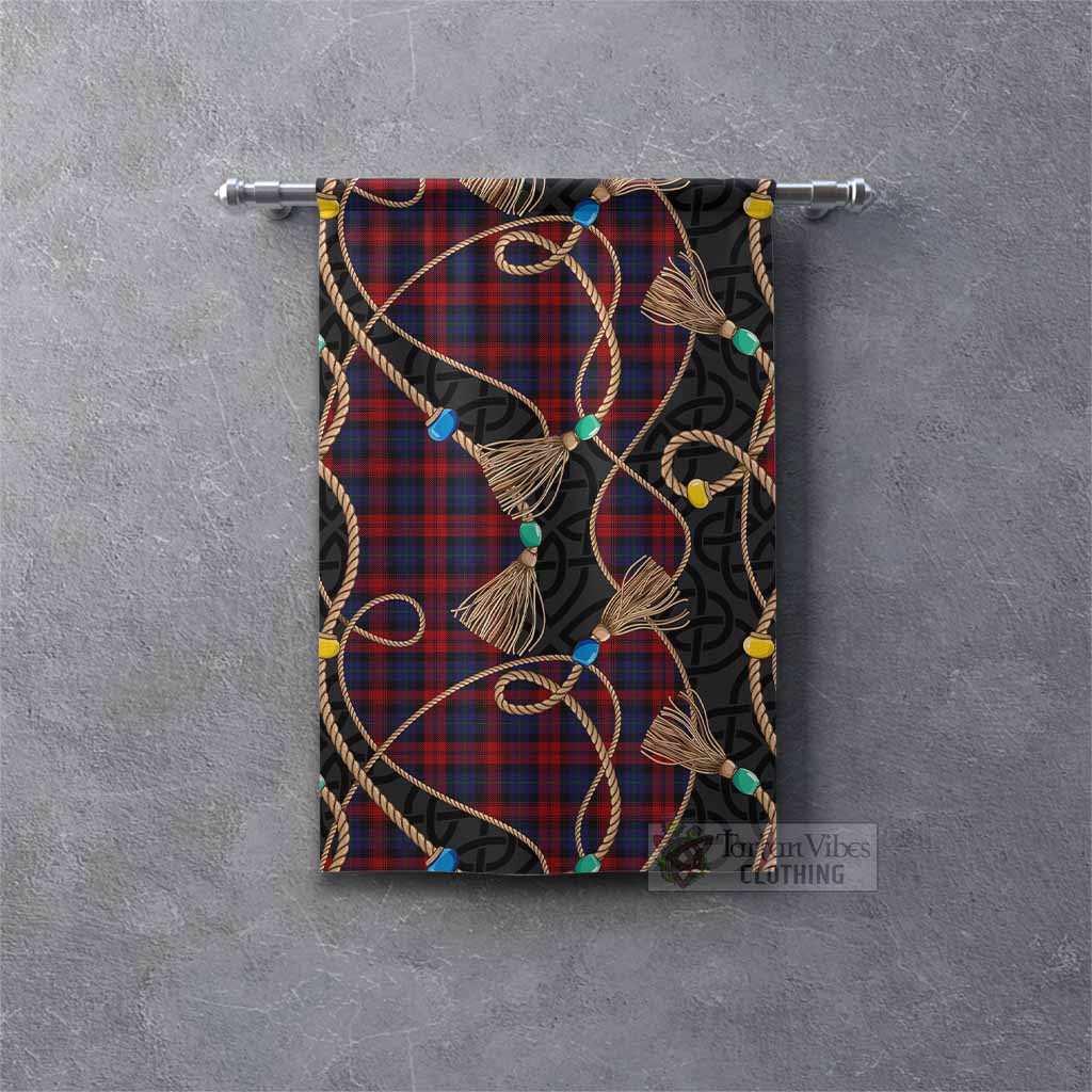 MacLachlan (McLachlan) Scottish Tartan Twisted Ropes Stylized Gonfalon Rectangle - Tartan Vibes Clothing