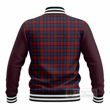 MacLachlan (McLachlan) Tartan Accent Baseball Jacket with Family Crest