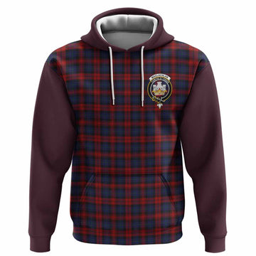 MacLachlan (McLachlan) Tartan Accent Hoodie with Family Crest