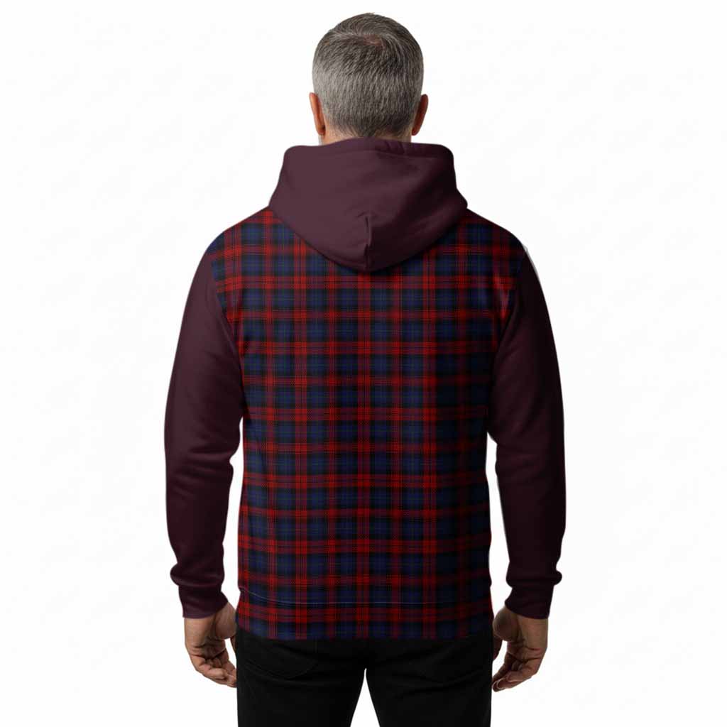 MacLachlan (McLachlan) Tartan Accent Hoodie with Family Crest