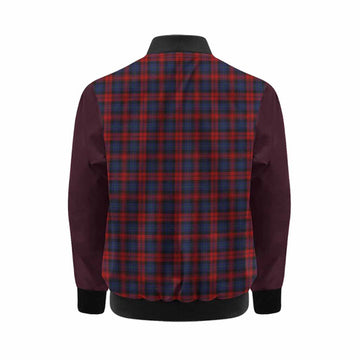 MacLachlan (McLachlan) Tartan Accent Kid Bomber Jacket with Family Crest