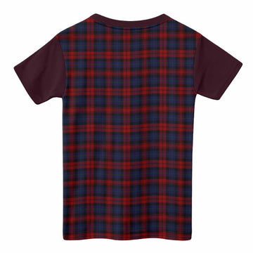 MacLachlan (McLachlan) Tartan Accent Kid T-shirt with Family Crest