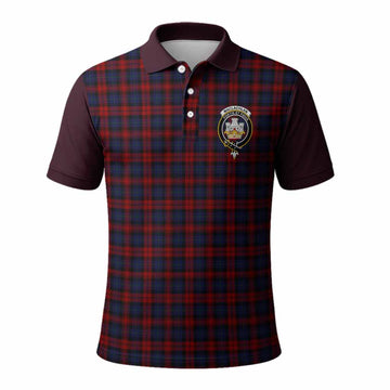 MacLachlan (McLachlan) Tartan Accent Polo Shirt with Family Crest