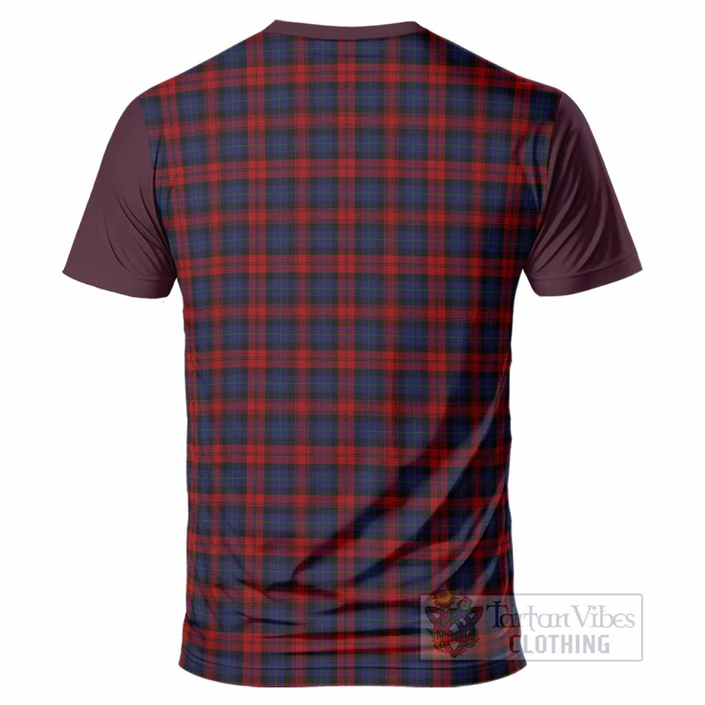 MacLachlan (McLachlan) Tartan Accent T-Shirt with Family Crest