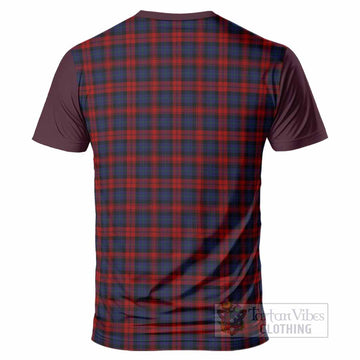 MacLachlan (McLachlan) Tartan Accent T-Shirt with Family Crest