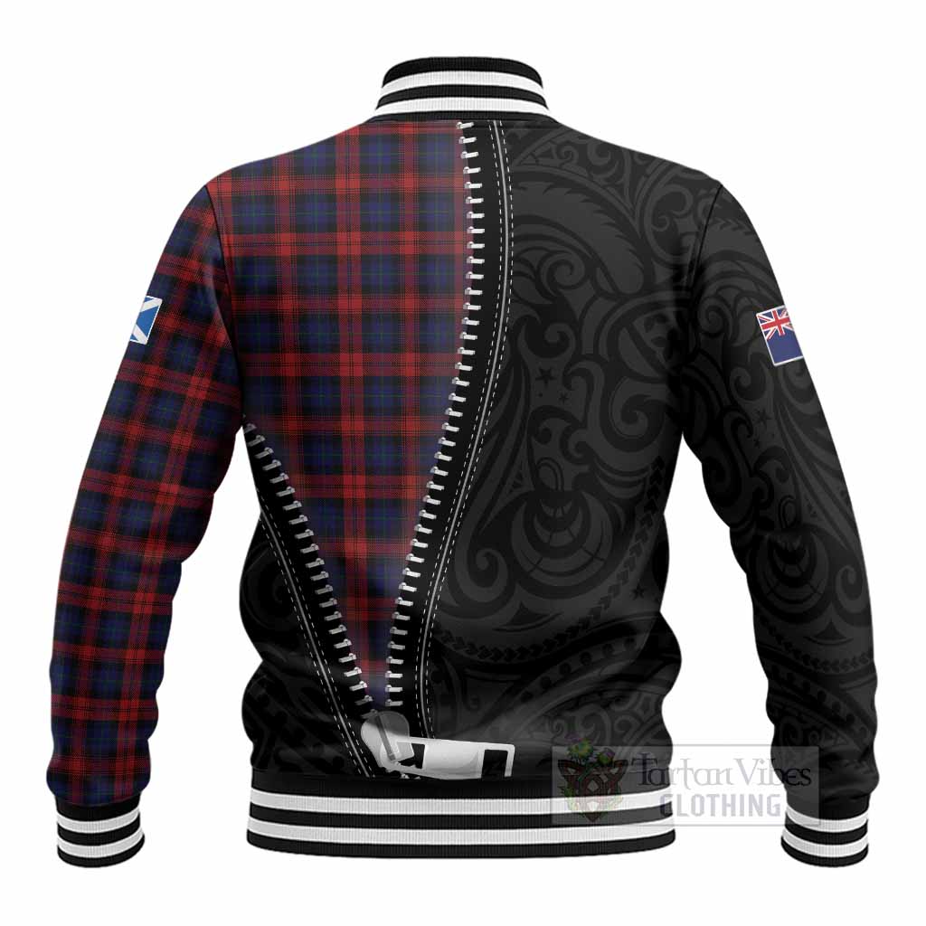 MacLachlan (McLachlan) Tartan Baseball Jacket New Zealand Pattern Unique Zipper Stylized