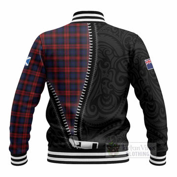 MacLachlan (McLachlan) Tartan Baseball Jacket New Zealand Pattern Unique Zipper Stylized