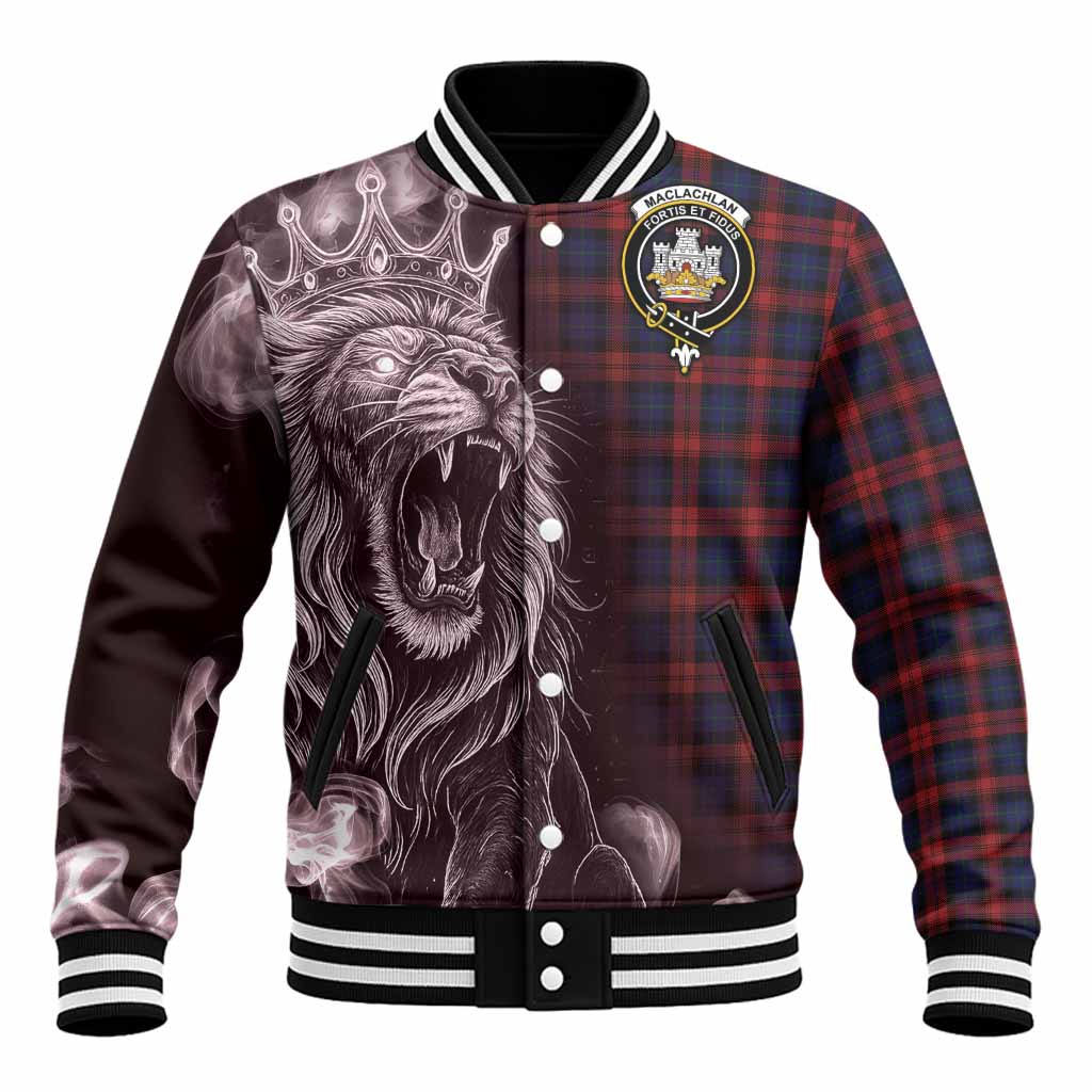 MacLachlan (McLachlan) Tartan Baseball Jacket Roaring Lion Heritage