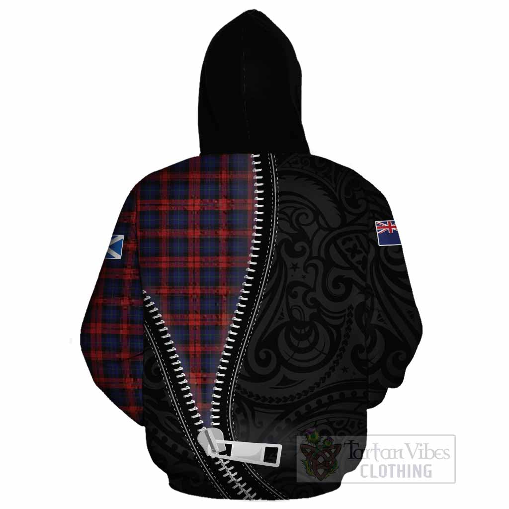 MacLachlan (McLachlan) Tartan Cotton Hoodie New Zealand Pattern Unique Zipper Stylized