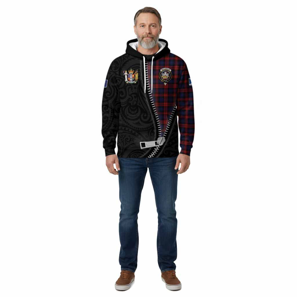 MacLachlan (McLachlan) Tartan Cotton Hoodie New Zealand Pattern Unique Zipper Stylized