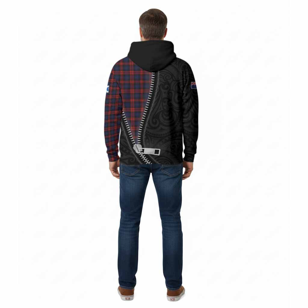 MacLachlan (McLachlan) Tartan Cotton Hoodie New Zealand Pattern Unique Zipper Stylized