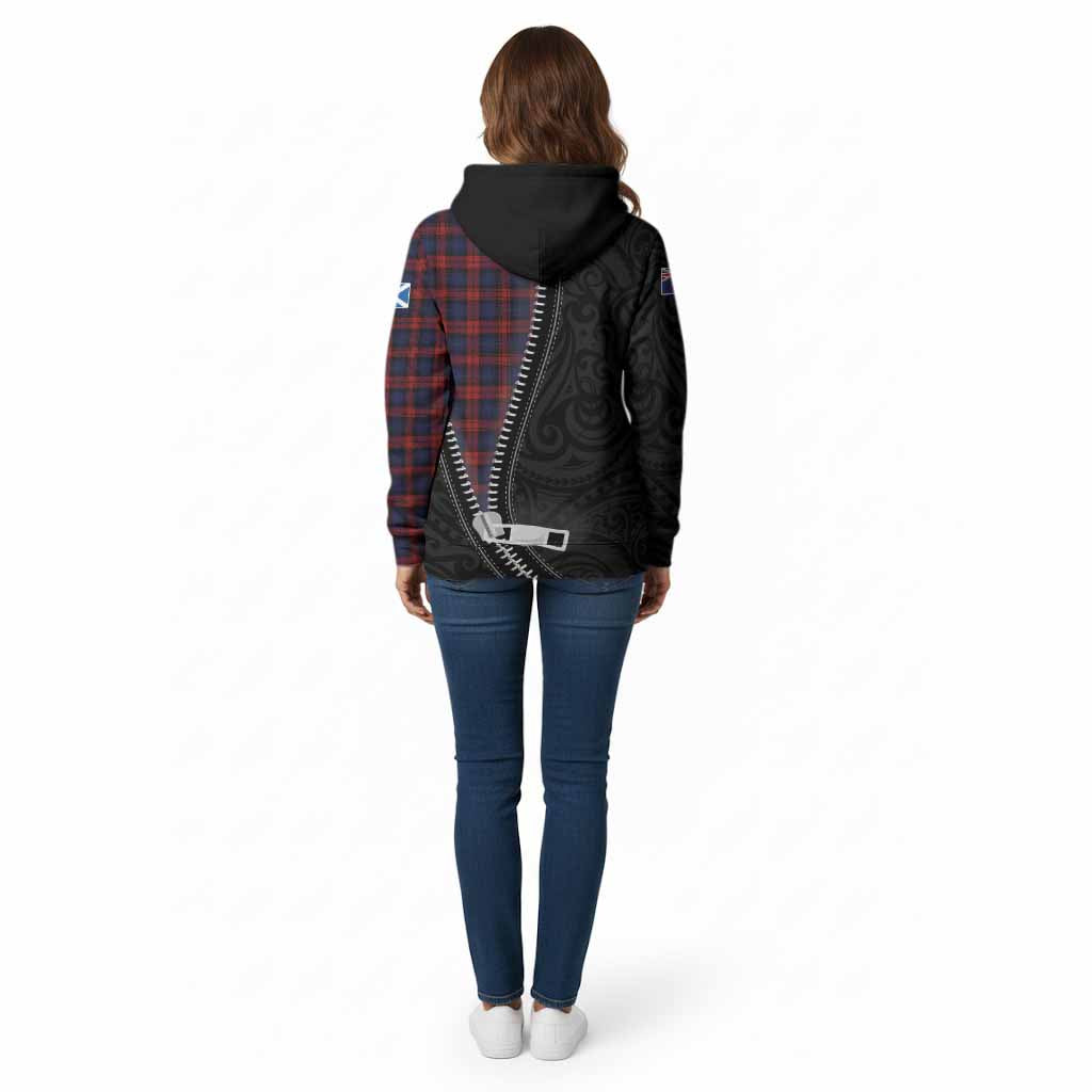 MacLachlan (McLachlan) Tartan Cotton Hoodie New Zealand Pattern Unique Zipper Stylized