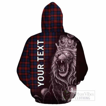 MacLachlan (McLachlan) Tartan Cotton Hoodie Roaring Lion Heritage