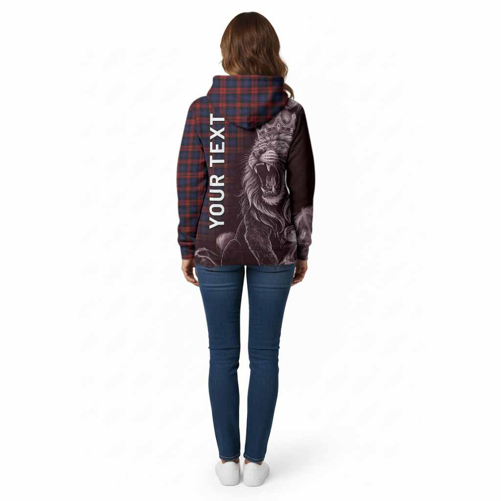 MacLachlan (McLachlan) Tartan Cotton Hoodie Roaring Lion Heritage