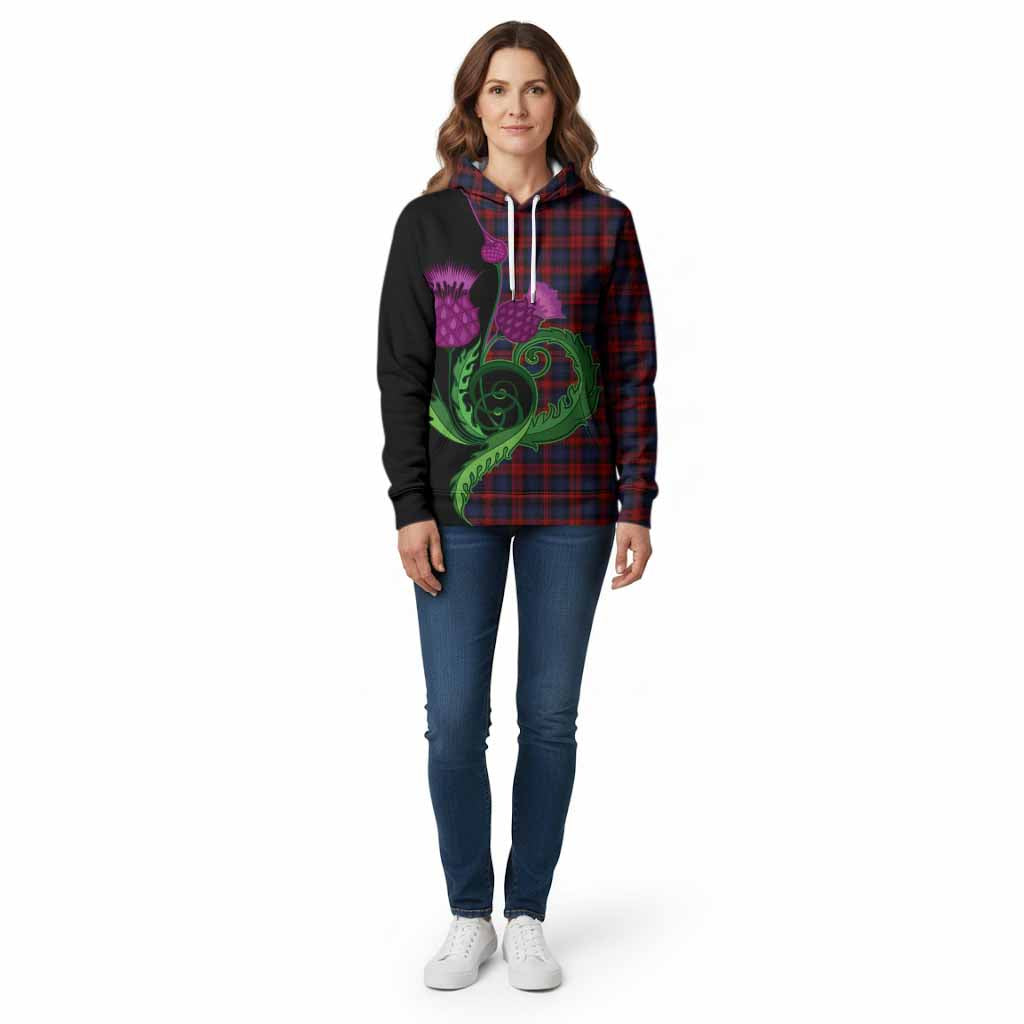 MacLachlan (McLachlan) Tartan Cotton Hoodie Traditional Scottish Thistle