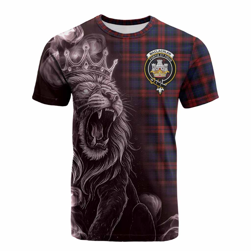 MacLachlan (McLachlan) Tartan Cotton T-shirt Roaring Lion Heritage