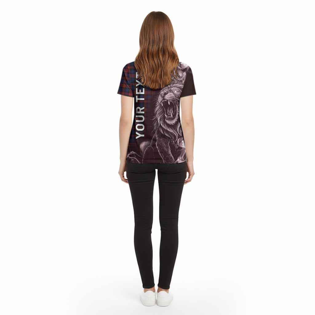 MacLachlan (McLachlan) Tartan Cotton T-shirt Roaring Lion Heritage