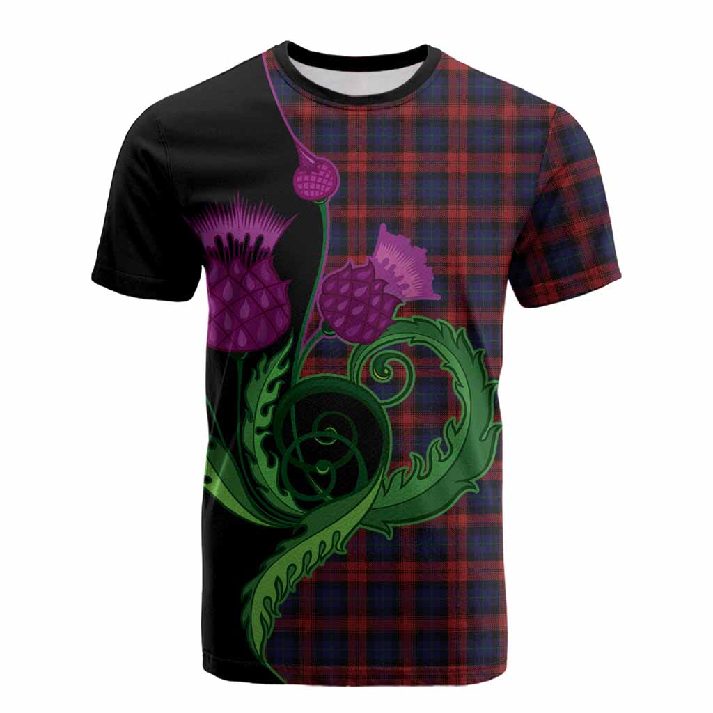 MacLachlan (McLachlan) Tartan Cotton T-shirt Traditional Scottish Thistle
